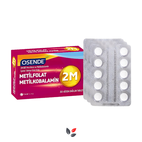 Osende 2M Metilfolat Metilkobalamin 30 Tablet