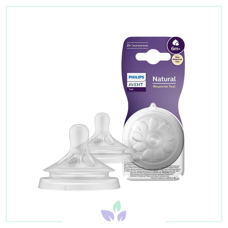 Philips Avent Natural Response Kalın Besleme Emziği 6 Numara 6+ Ay 2'li
