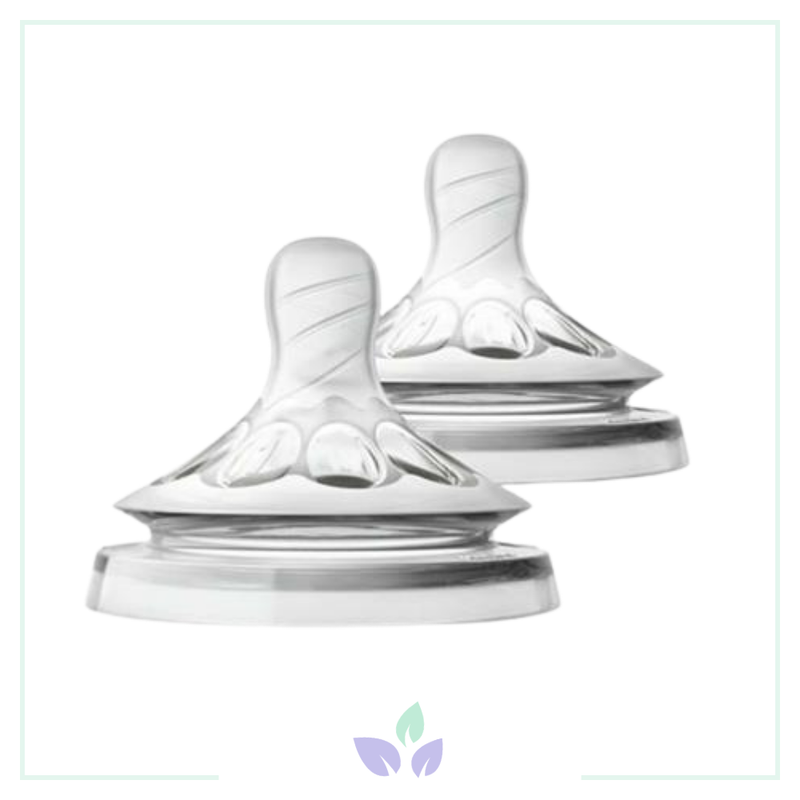 Philips Avent Scf041/27 Natural Silikon Biberon Emziği 2Li 0+ Ay 1 Delikli