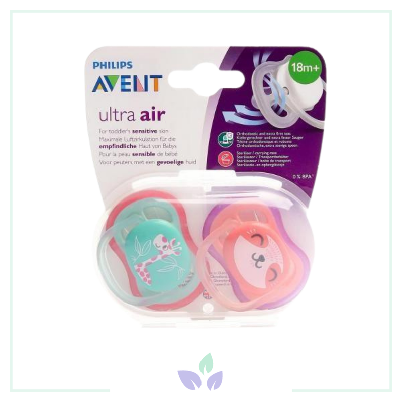 Philips Avent Scf349/12 Ultra Air Silikon Emzik 18+ Ay Kız 2'li