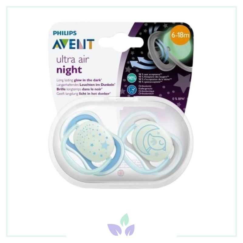 Philips Avent Scf376/21 Ultra Air Karanlıkta Parlar Silikon Emzik 6-18 Ay Erkek