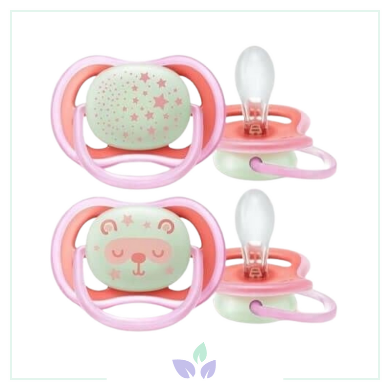 Philips Avent SCF376/22 Ultra Air Night 6-18 Ay Emzik Kız 2'li