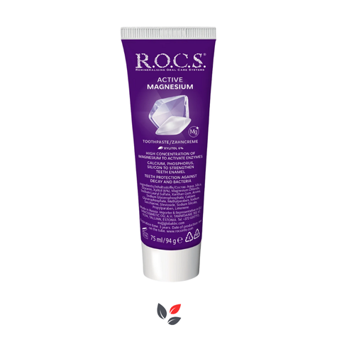 R.O.C.S. Aktif Magnezyum Diş Minesi Besleyici Florürsüz Diş Macunu 75 ml