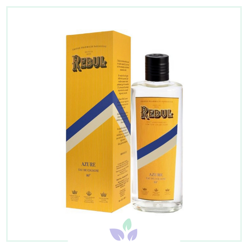 Rebul 270 Ml Kolonya Cam Şişe Azure 125 yıl Seri