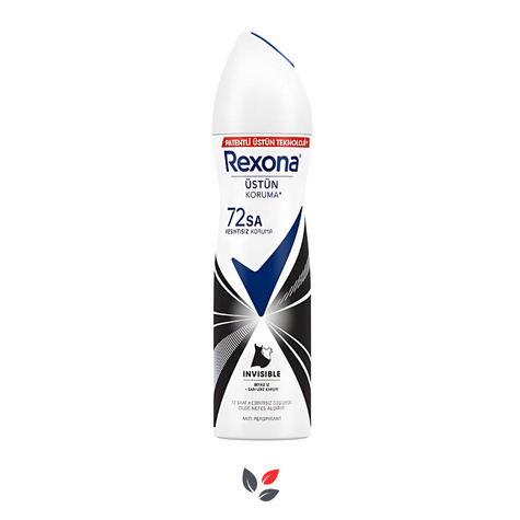 Rexona Invisible Black White Sprey Deodorant 150 ml