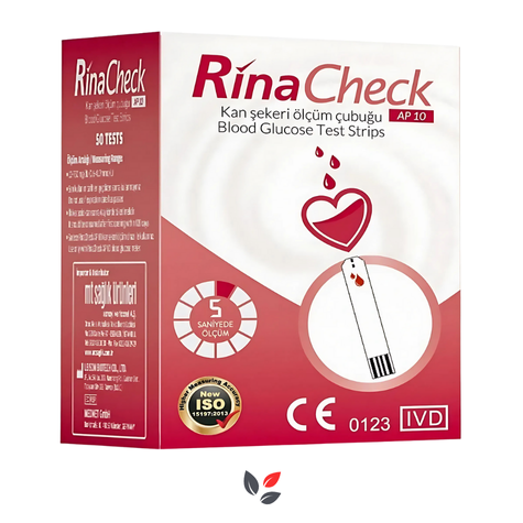 Rina Check Şeker Ölçüm Stripi 50'li