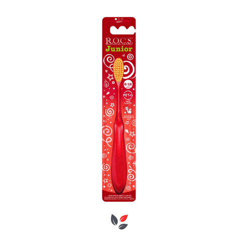 Rocs Junior Soft 6-12 Yaş Çocuk Diş Fırçası Kırmızı