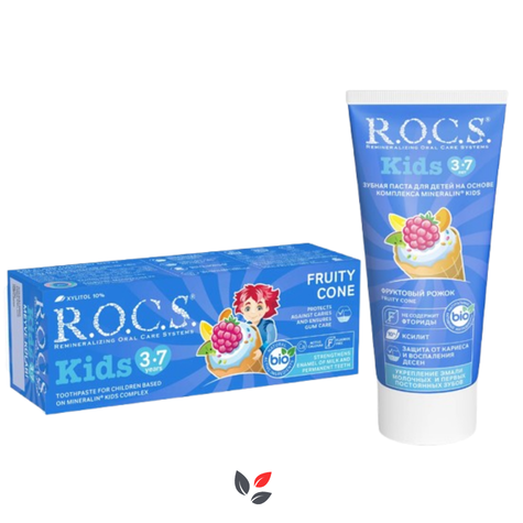 Rocs Kids 3-7 Yaş Meyve Külahı Diş Macunu 35 ml