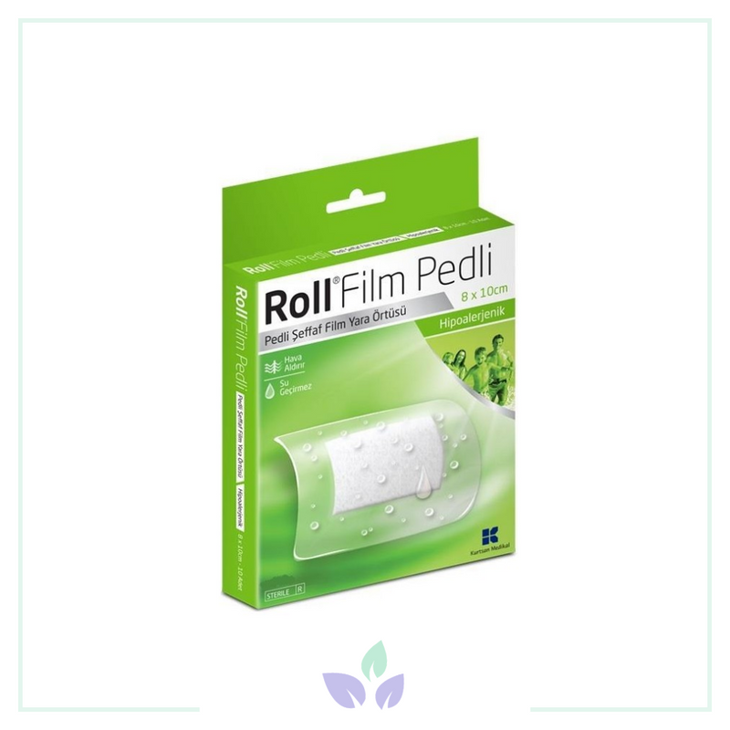 Roll Film Pedli Şeffaf Film Yara Örtüsü 8 x 15 cm
