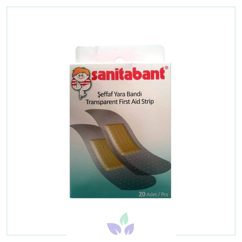 Sanitabant Şeffaf Yara Bandı 20li