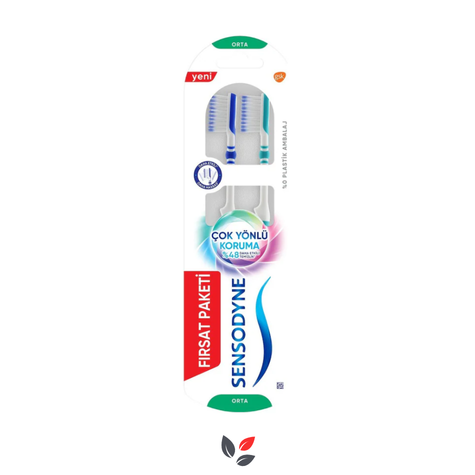 Sensodyne Çok Yönlü Koruma Orta 2'li Diş Fırçası