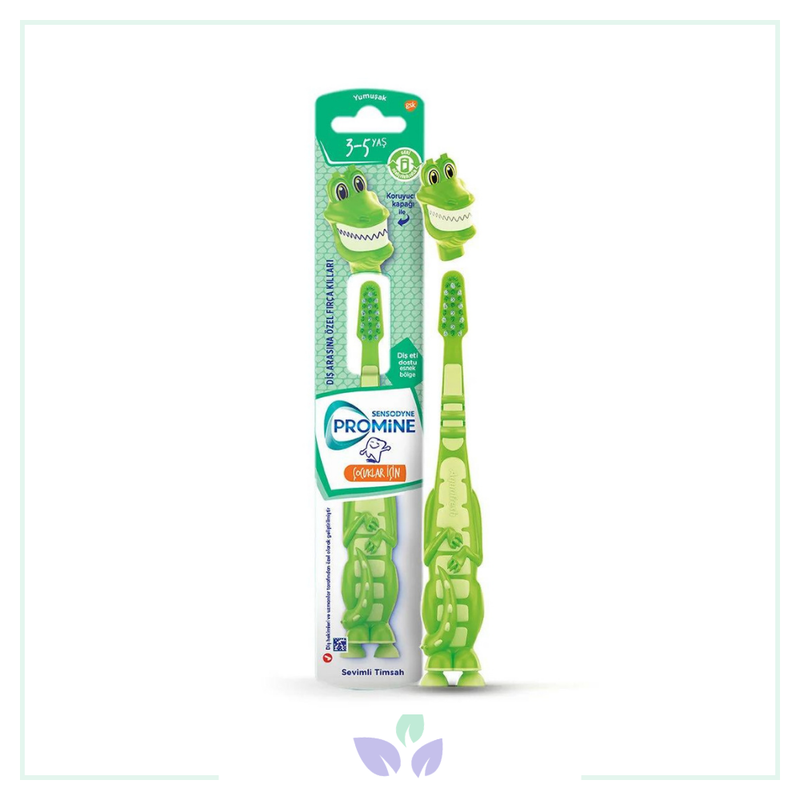 Sensodyne Sensodyne Promine 3-5 Yaş Çocuklar İçin Sevimli Timsah Karakterli Diş Fırçası Yumuşak