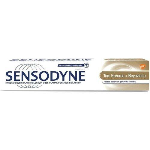 Sensodyne Tam Koruma ve Beyazlatıcı Diş Macunu 75ML