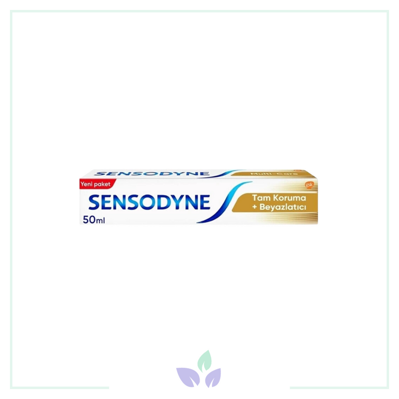Sensodyne Tam Koruma ve Beyazlatıcı Diş Macunu 50