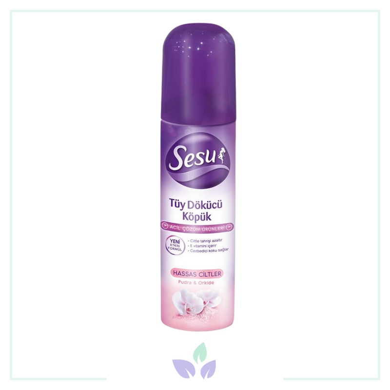 Sesu Tüy Dökücü Köpük Hassas Ciltler 150 ml
