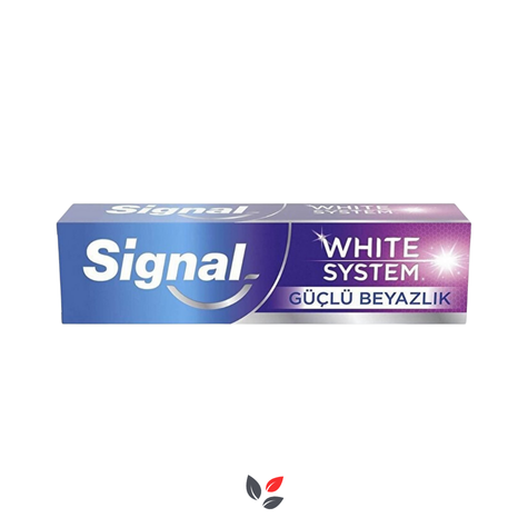Signal White System Beyazlatıcı 75 ml Florürlü Diş Macunu