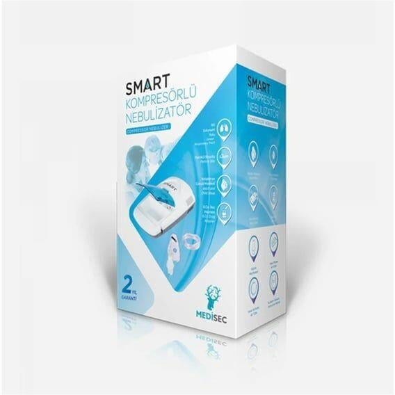 Smart Kompresörlü Kapaklı Nebulizatör