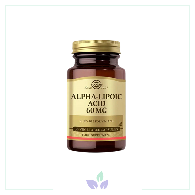 Solgar Alpha Lipoic Acid 60 mg 30 Kapsül