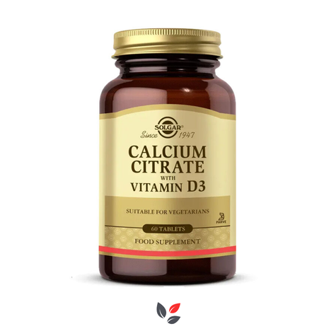 Solgar Calcium Citrate With Vitamin D3 60 Tablet