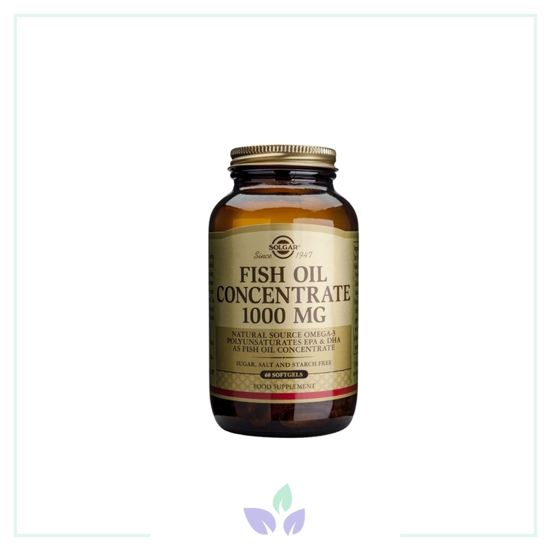 Solgar Fish Oil Concentrate 1000 mg 60 Kapsül