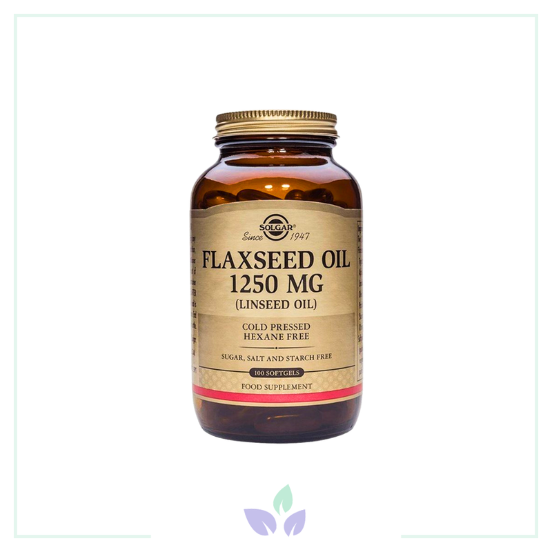Solgar Flaxseed Oil 1250 mg 100 Kapsül
