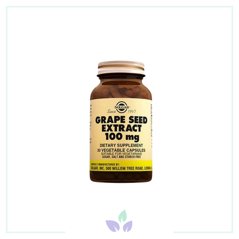 Solgar Grape Seed Extract 100 mg 30 Kapsül