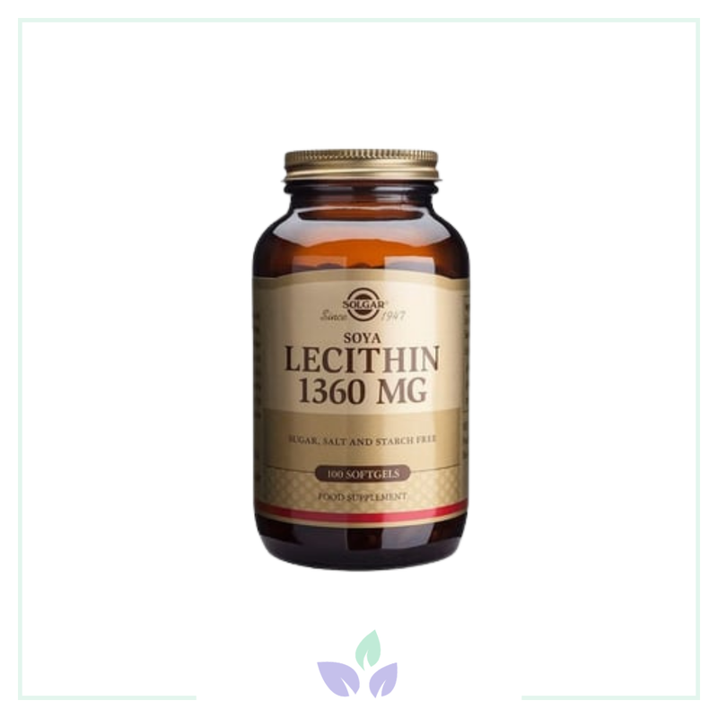 Solgar Lecithin 1360 mg 100 Kapsül