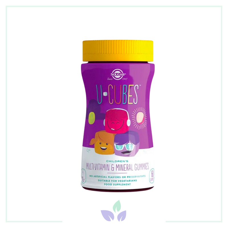 Solgar U Cubes Multivitamin and Minerals 60 Tablet