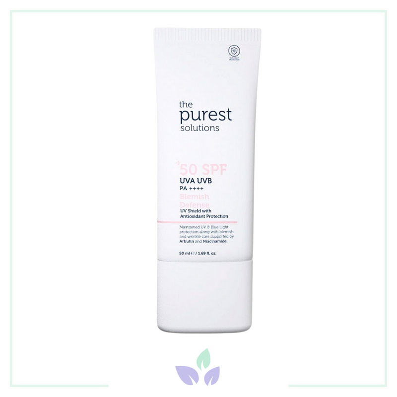 The Purest Solutions Blemish Defence UV Lekeli Ciltler İçin Güneş Kremi Spf50+ 50 ml