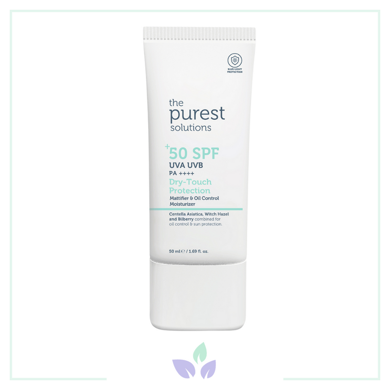 The Purest Solutions Dry Touch Protection Yağlı Ciltler İçin Spf50+ Güneş Kremi 50 ml