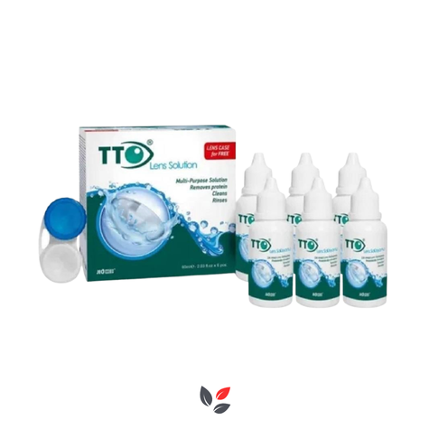 TTO Lens Solüsyonu 60 ml + Lens Kabı Hediye 6 Adet SKT 09/2026