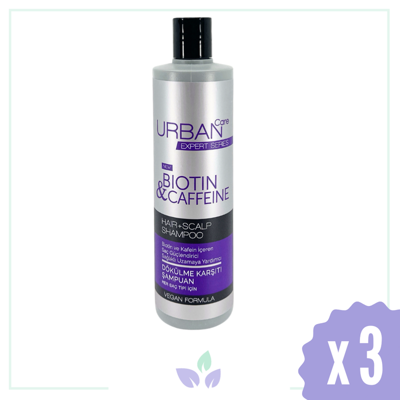 Urban Care Biotin ve Kafein Şampuan 350 ml 3 Adet