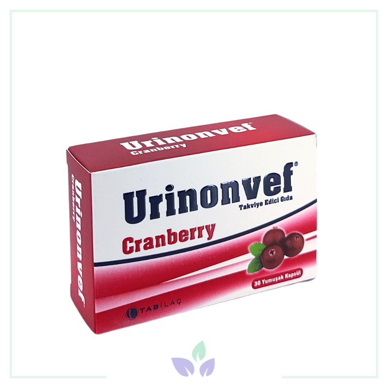 Urinonvef Cranberry 30 Kapsül
