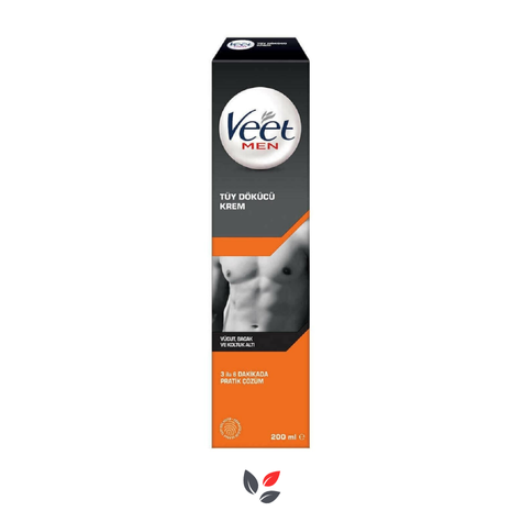 Veet Men Normal Ciltler için Tüy Dökücü Krem 200 ml