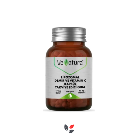 Venatura Lipozomal Demir ve Vitamin C 60 Kapsül