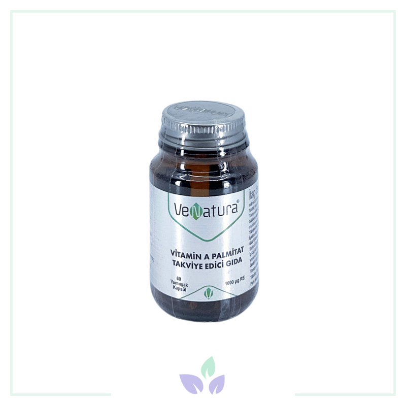 VeNatura Vitamin A Palmitat 1000 mcg 60 Kapsül