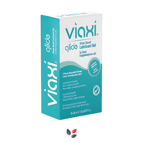 Viaxi Glide Su Bazlı Kayganlaştırıcı Jel Sade 5x5 ml