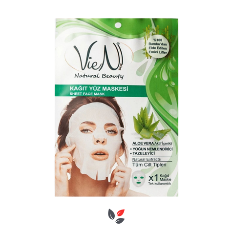Vien Natural Beauty Aloe Vera Aktif İçerikli Yüz Bakım Maskesi