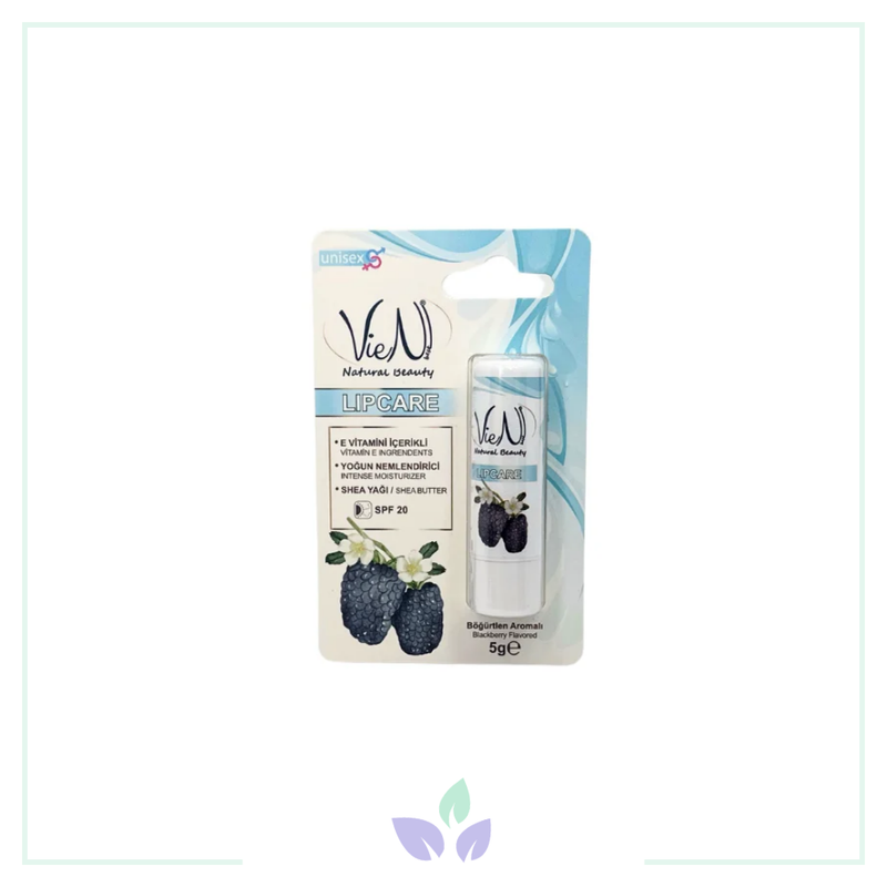 Vien Natural Lip Care Böğürtlen Aromalı Dudak Kremi