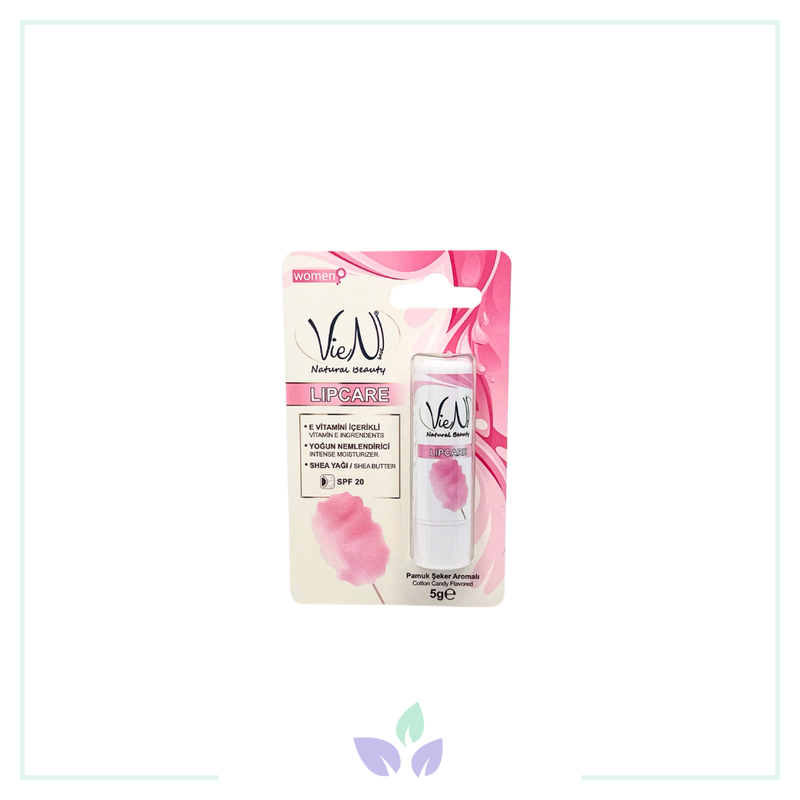Vien Natural Lip Care Pamuk Şeker Aromalı Dudak Kremi