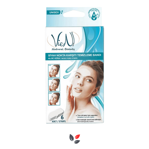 Vien Siyah Nokta Aloe Vera Içerikli Temizleme Bandı 6 Lı