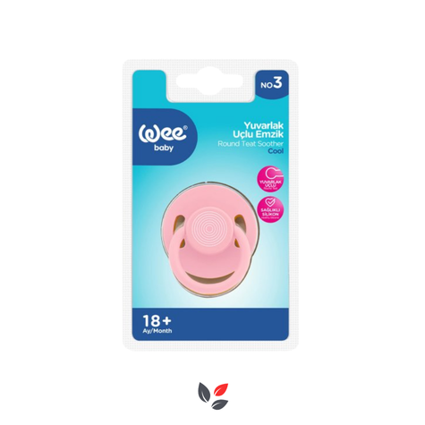 Wee Baby 365 Mat Gövdeli Yuvarlak Uçlu Silikon Emzik No:3