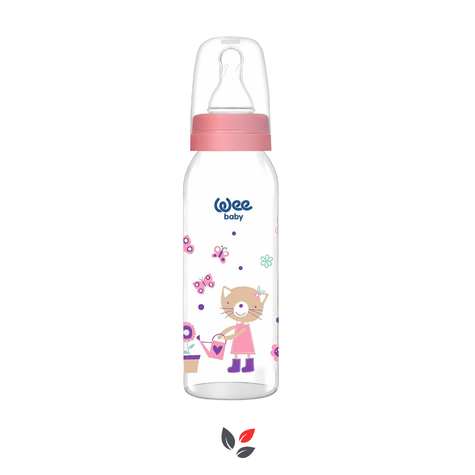 Wee Baby Cam Biberon 250 ml 0-6 Ay Pembe Kod 876
