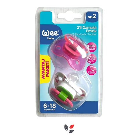 Wee Baby Akide Damaklı Emzik No:2 6-18 Ay