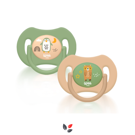 Wee Baby Duo Simetrik Uçlu Emzik 0-6 Ay No:1