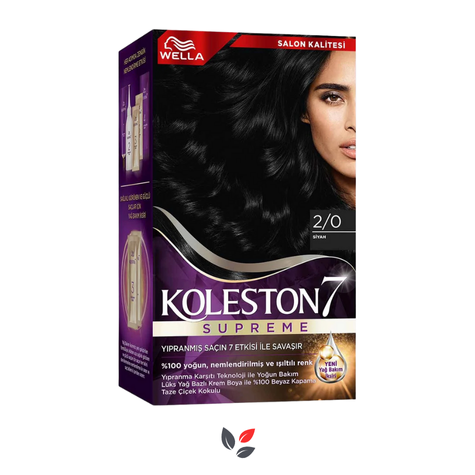 Wella Koleston 2/0 Siyah Saç Boyası