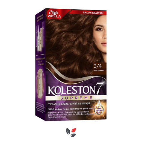 Wella Koleston 3/4 Koyu Kestane Saç Boyası
