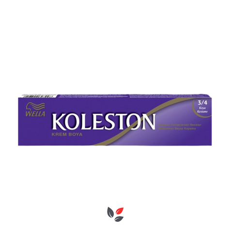 Wella Koleston 3/4 Koyu Kestane Tüp Saç Boyası