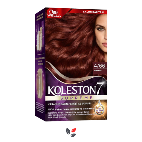 Wella Koleston 4/66 Sıcak Kızıl Saç Boyası
