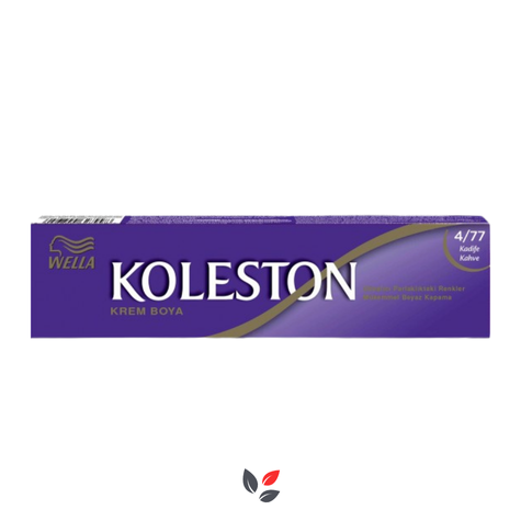 Wella Koleston 4/77 Kadife Kahve Tüp Saç Boyası